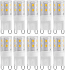 G9 LED Bulbs 2W 16-LED Mini Light Bulbs, Dimmable, Energy Saving Equivalent 30W Halogen, 10pcs, Ceramic Base, Eye Protection