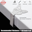 Heavy Duty Stainless Steel Tablecloth Clips 10-Pack for Thick Outdoor and Indoor Picnic Tables, Compatible with Most Brands, Butterfly Design for Party