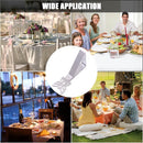 Heavy Duty Stainless Steel Tablecloth Clips 10-Pack for Thick Outdoor and Indoor Picnic Tables, Compatible with Most Brands, Butterfly Design for Party
