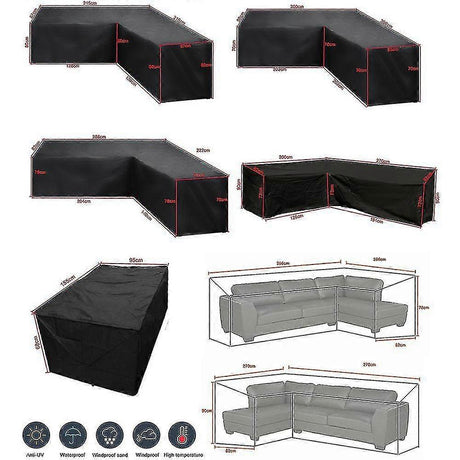 Waterproof Furniture Covers 260x192x82cm High Quality