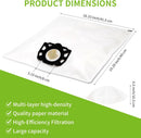 vacuum cleaner bags compatible with Karcher WD4 WD5 WD6 MV4 MV5 MV6 10 pcs