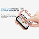 Hard PC Case for Apple Watch 45mm 41mm 38mm 42mm 40mm 44mm Compatible with iWatch SE Series 9 8 7 6 5 4 3 2 1 Matte Bumper Frame 3pcs
