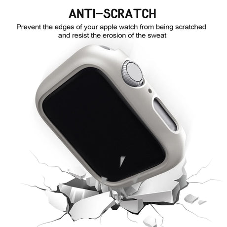 Hard PC Case for Apple Watch 45mm 41mm 38mm 42mm 40mm 44mm Compatible with iWatch SE Series 9 8 7 6 5 4 3 2 1 Matte Bumper Frame 3pcs