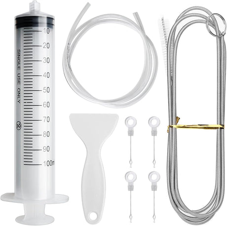 8pcs Refrigerator Drain Hole Cleaning Set Compatible with Refrigerators