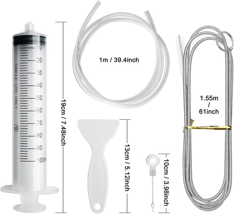 8pcs Refrigerator Drain Hole Cleaning Set Compatible with Refrigerators