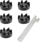 Kitchenaid 9704230 Mixer Rubber Coupling Gear 5pcs Set with Removal Tool Compatible with Kitchenaid
