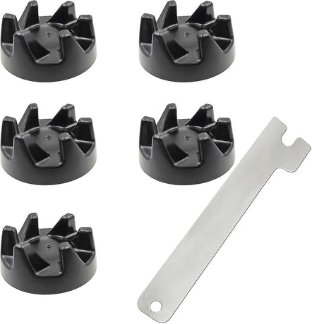 Kitchenaid 9704230 Mixer Rubber Coupling Gear 5pcs Set with Removal Tool Compatible with Kitchenaid