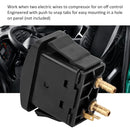 Air Spring Activation Switch Electric Cab Seat Valve Switch Paddle Type Push to Snap Tab ON Off ON Compressor Accessory Air Ride Suspension Control Switch