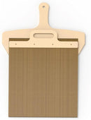 Pizza Smart Slide Magic Pizza Pizza Slide, Pizza Paddle with Handle - Sliding Pizza Shovel Slide, Detachable for Easy Pizza Transfer, Brown