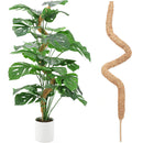 Monstera moss poles 4 pcs bendable plant support compatible with climbing indoor plants