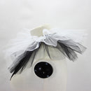 Black White Women's Renaissance Tulle False Collar Victorian Neck Ruff Cosplay Shawl Choker