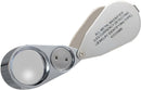 LED UV Jewelers Loupe 40X Magnification Foldable Metal