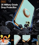 Samsung Galaxy A32 5G Green Case, 360 Magnetic Protection Shockproof Car Holder Case