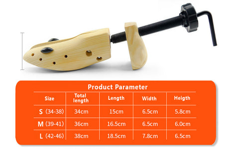 Wooden Shoe Stretcher 2 Pack for Yux 39-41 Compatible with Braun