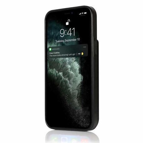 iPhone 13 Case with Card Holder Retro V3 6CK Black