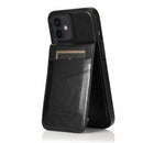 iPhone 13 Case with Card Holder Retro V3 6CK Black