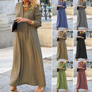 Women's Black 2XL Long Sleeve High Waist Pullover Shirt Dress for Autumn and Holiday