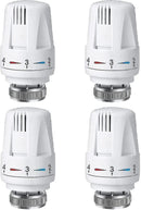 Thermostatic Head Replacement Compatible with M 30 X 1.5 Radiator Valve 4 Parts Antifreeze
