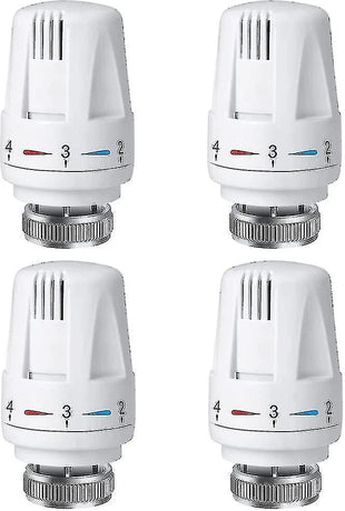 Thermostatic Head Replacement Compatible with M 30 X 1.5 Radiator Valve 4 Parts Antifreeze