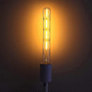 LED Edison Filament Bulbs 6W E27 Warm White 5-Pack T225 Long Tube Design Yellow Glass