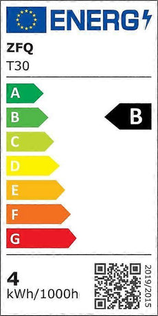 LED Edison Filament Bulbs 6W E27 Warm White 5-Pack T225 Long Tube Design Yellow Glass