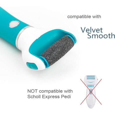 Scholl Velvet Smooth Pedi Replacement Rollers 9-Pack, Compatible with Scholl