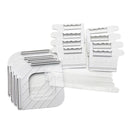 Invisible Sheet and Bed Cover Fastener Set of 4 White Keeps Sheets Tight Removable Storable