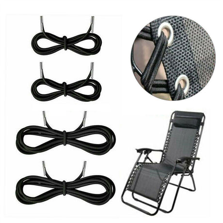 Elastic Bungee Attachment for Folding Chair Sun Lounger 8pcs