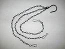 Hanging Chain Set for Plant Hanger 3-Pack Metal Replacement Basket Chains with Clips Hooks Bird Feeder Garden Flower Pot