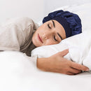 Gold Satin Sleep Cap for Women Girls Curly Hair Breathable Large Night Cap