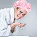 Gold Satin Sleep Cap for Women Girls Curly Hair Breathable Large Night Cap