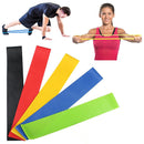 5-Pack Multicolor Exercise Rubber Bands for Workout Training