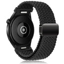 Braided Magnetic Strap for Samsung Galaxy Watch 6 5 4 Classic Pro Compatible with 40mm 44mm 45mm 47mm 43mm Galaxy Watch Band Black