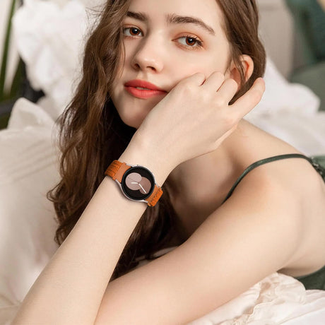 Braided Magnetic Strap for Samsung Galaxy Watch 6 5 4 Classic Pro Compatible with 40mm 44mm 45mm 47mm 43mm Galaxy Watch Band Black