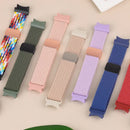 Compatible with Samsung Galaxy Watch 6 5 4 Classic Pro Magnetic Braided Strap 40mm 43mm 44mm 45mm 47mm Space Gray Band
