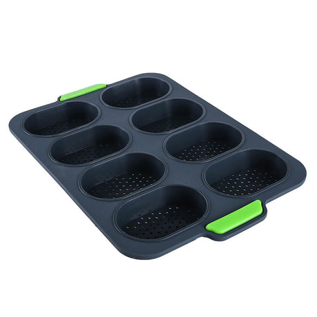 Perforated Non-Stick Mini Baguette Baking Tray, Bread Crisping Tray