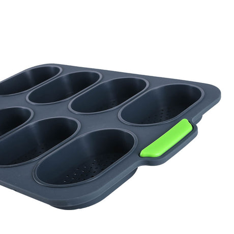 Perforated Non-Stick Mini Baguette Baking Tray, Bread Crisping Tray