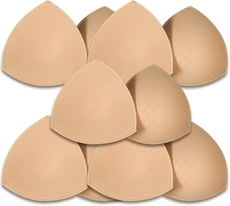 Bra Pads Insert 5 Pairs D Cup Breathable