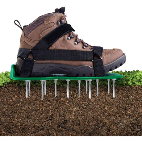 Lawn Aerator Sandals, Garden Shoes with Spikes, Free Installation, Compatible with Lawn Care Equipment