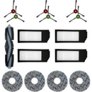 Ecovacs Filter Brush Cloth Replacement Accessory Kit 15 Pieces Compatible with DEEBOT T20 T10 X1 Omni Turbo Plus Robot Vacuum Cleaner