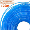 Trimmer Replacement Wire Spool 1.6 mm x 100 m Nylon Round Compatible with Brushcutters