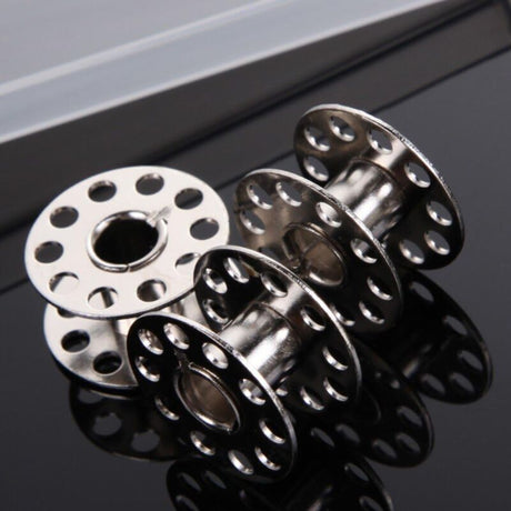 Metal Bobbins with Case Compatible with Brother Singer Bernina Pfaff Elna Babylock Kenmore Juki Standard Household Sewing Machine