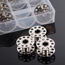 Metal Bobbins with Case Compatible with Brother Singer Bernina Pfaff Elna Babylock Kenmore Juki Standard Household Sewing Machine