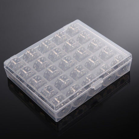 Metal Bobbins with Case Compatible with Brother Singer Bernina Pfaff Elna Babylock Kenmore Juki Standard Household Sewing Machine