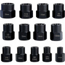 Socket Wrench Set with Nut Extractor For Damaged Bolts 13 Pieces
