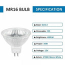 MR16 Halogen Spot Lamp 35W 12V GU5.3 Bulbs 6-Pack