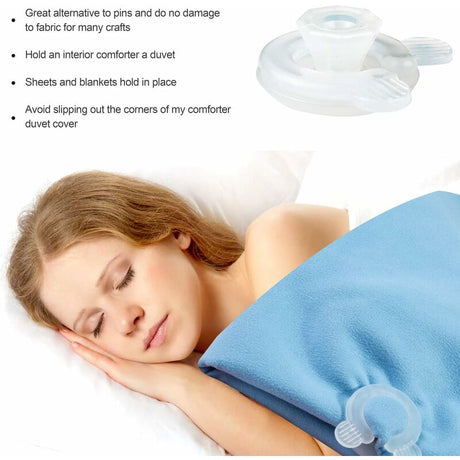 Duvet Clips 20 pcs Compatible with Duvet, Clips to Hold Duvet in Place