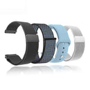 Garmin Watch Strap Compatible with Venu 2S Vivoactive 3 4S 4 Forerunner 245 645 Galaxy Watch 4 Classic 18mm 20mm 22mm 42 46mm Black Nylon Bracelet