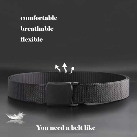 Nylon Military Tactical Belt 3 Pack, Military Hiking Rigger, Men's belt made of nylon mesh belt,Breathable comfortable