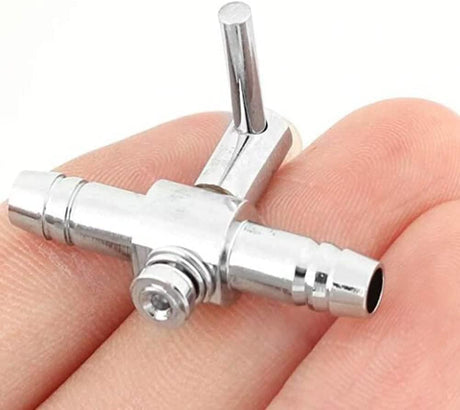 Aquarium Fish Tank Air Flow Control Lever Pump Single Way Valve, 16Pcs